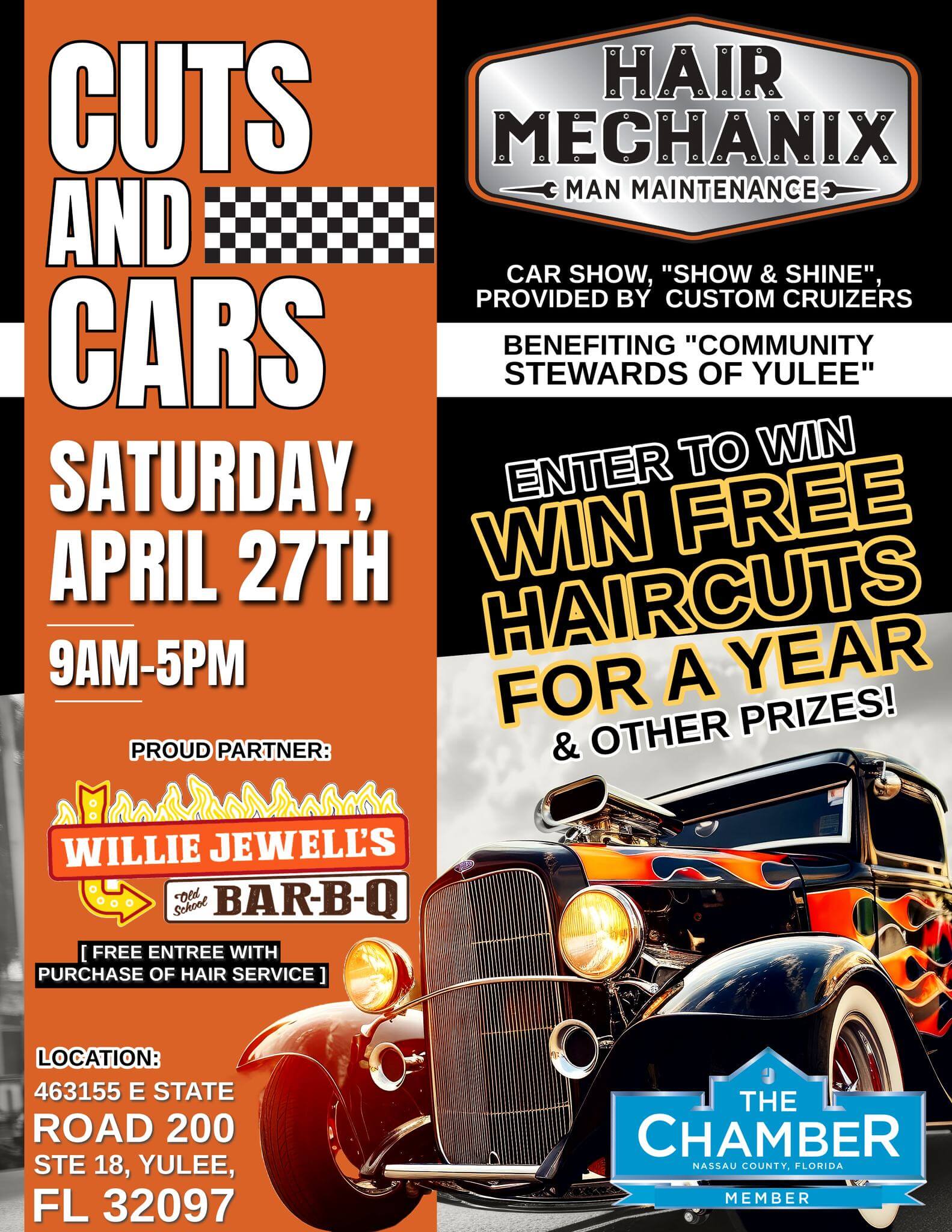 Hair Mechanix Cuts & Cars Grand Opening Event
