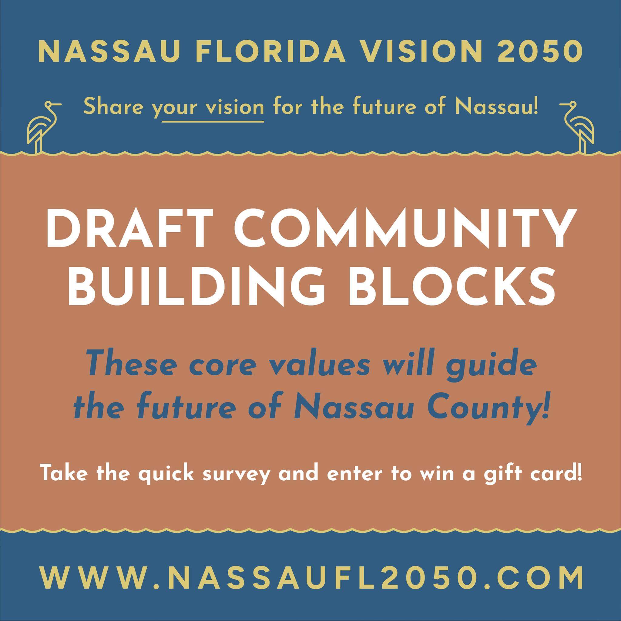 Draft Community Building Blocks Survey flyer