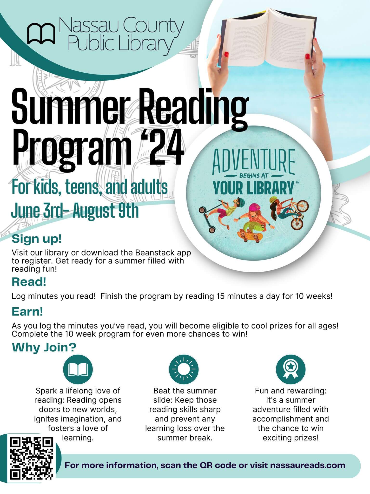 Summer Reading Program flyer