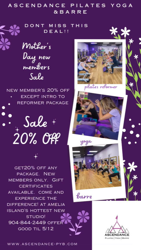 Ascendance Pilates, Yoga & Barre Mother's Day Special