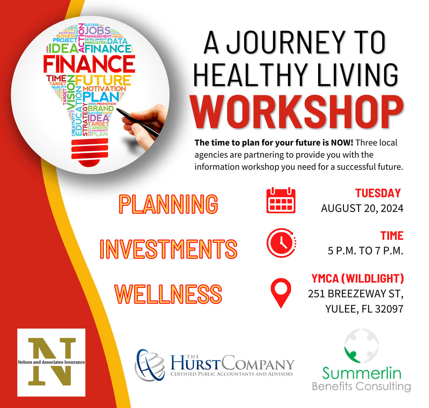 A Journey to Healthy Living Workshop flyer