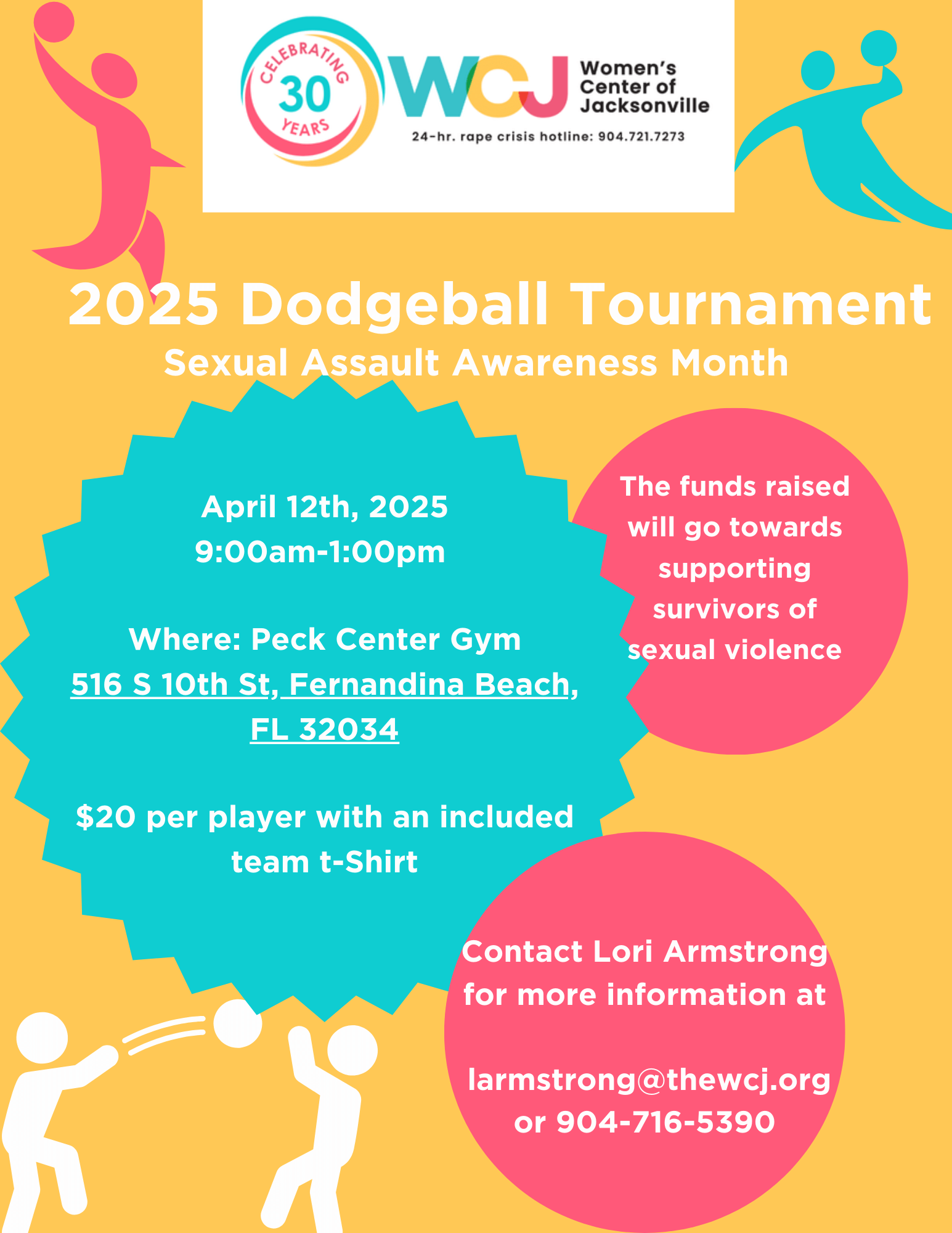 Women's Center of Jacksonville 2025 Dodgeball Tournament