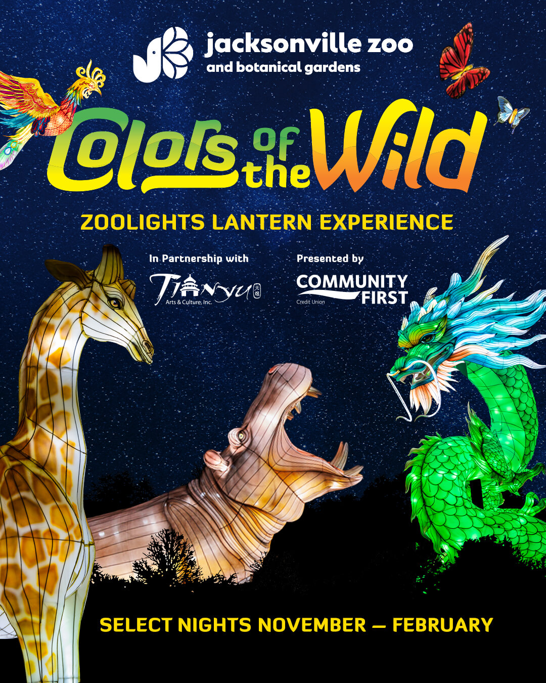 Jacksonville Zoo and Botantical Gardens Colors of the Wild