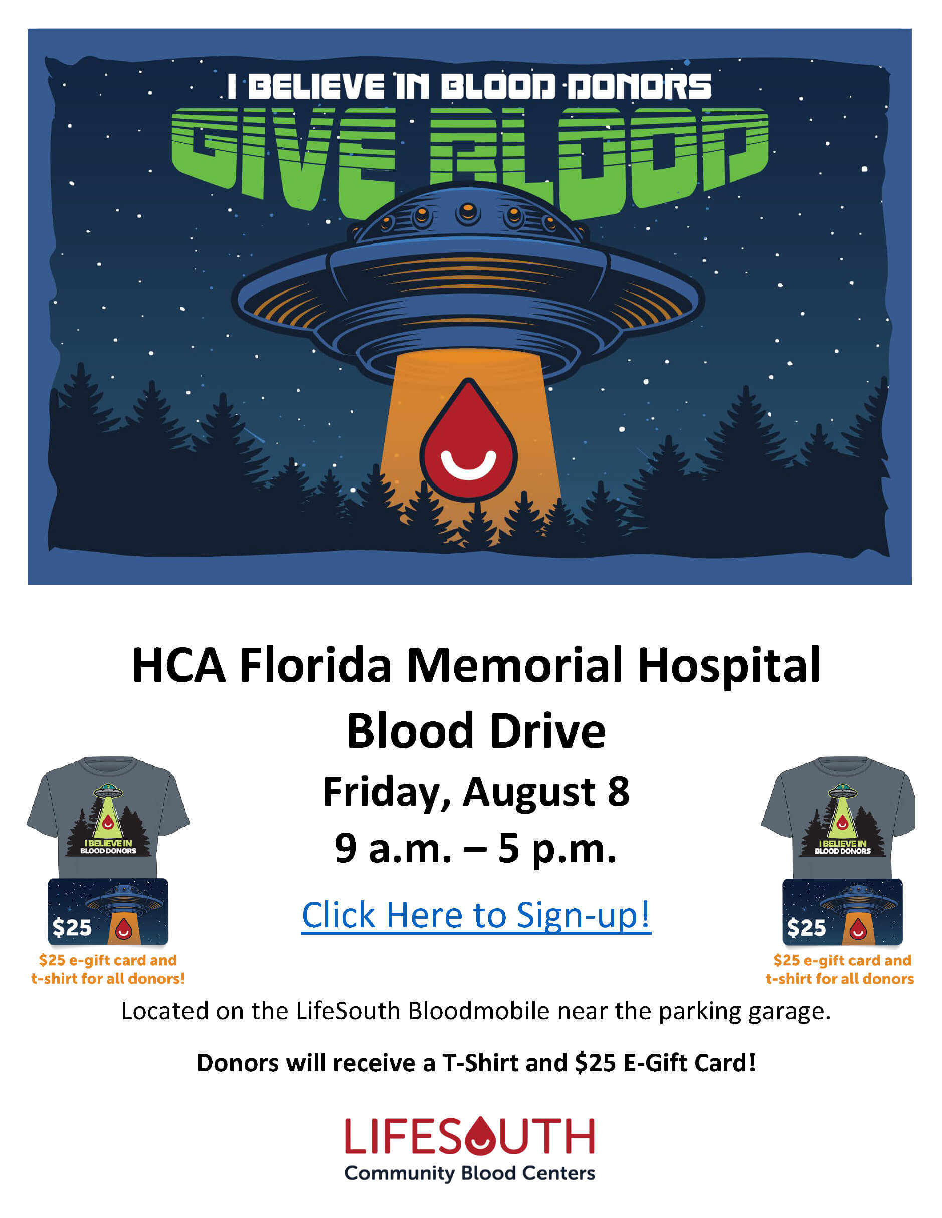HCA Florida Yulee Emergency Blood Drive