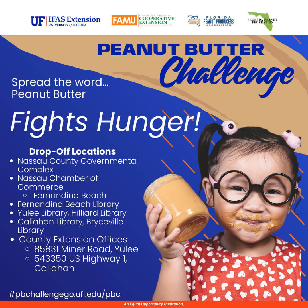 UF/IFAS Nassau County Extension Peanut Butter Challenge
