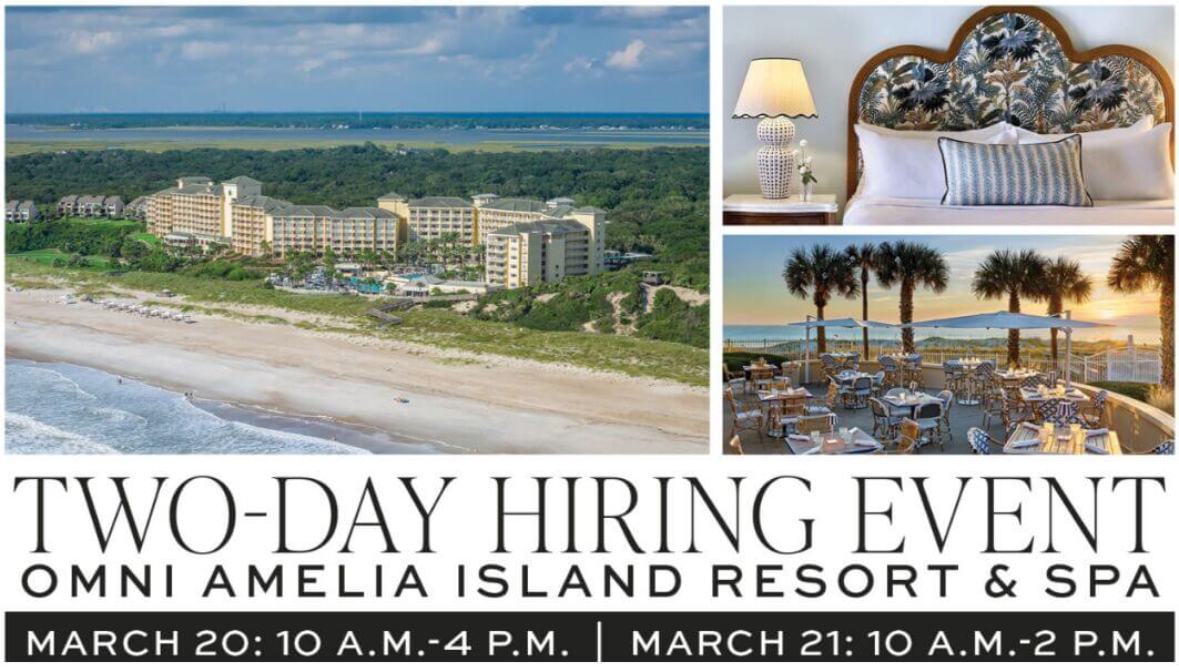 Omni Amelia Island Resort & Spa Hiring Event March 2026