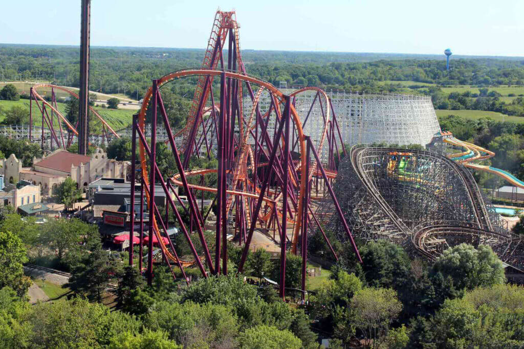 Six Flags Great America Skyline