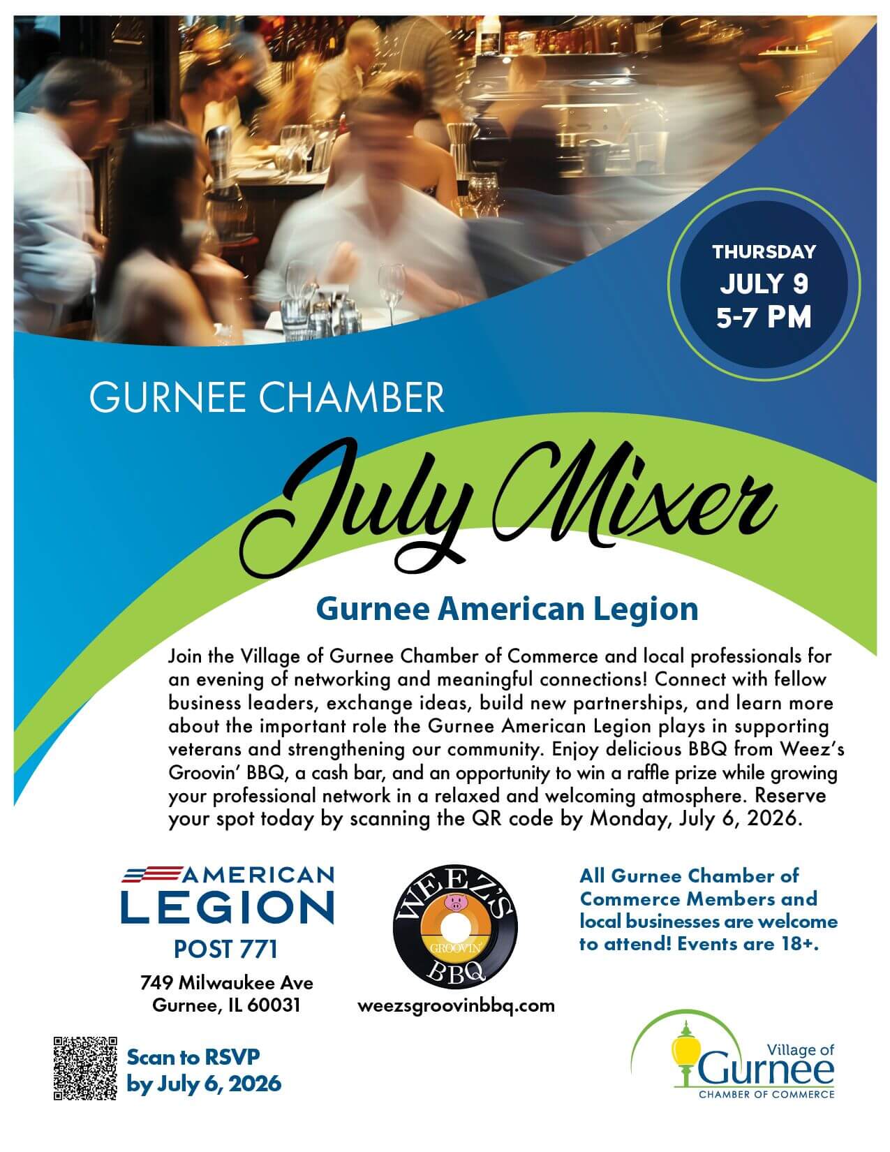 GCC_July Mixer 2026_Gurnee American Legion