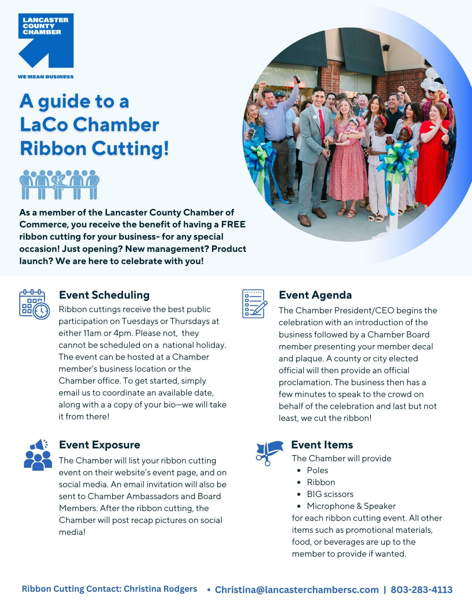 A guide to a LaCo Chamber Ribbon Cutting! (1)