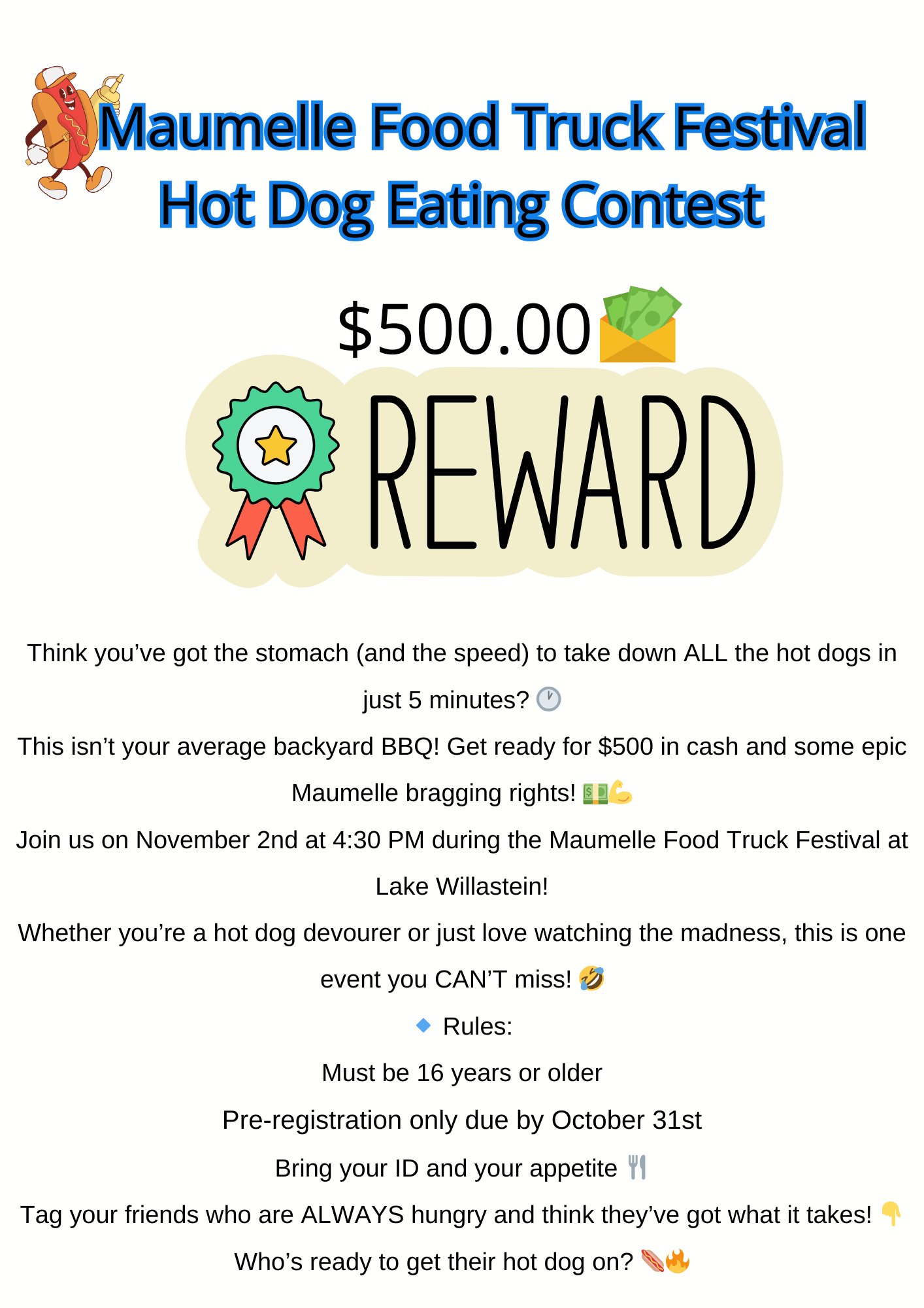 Maumelle Hot Dog Eating Contest