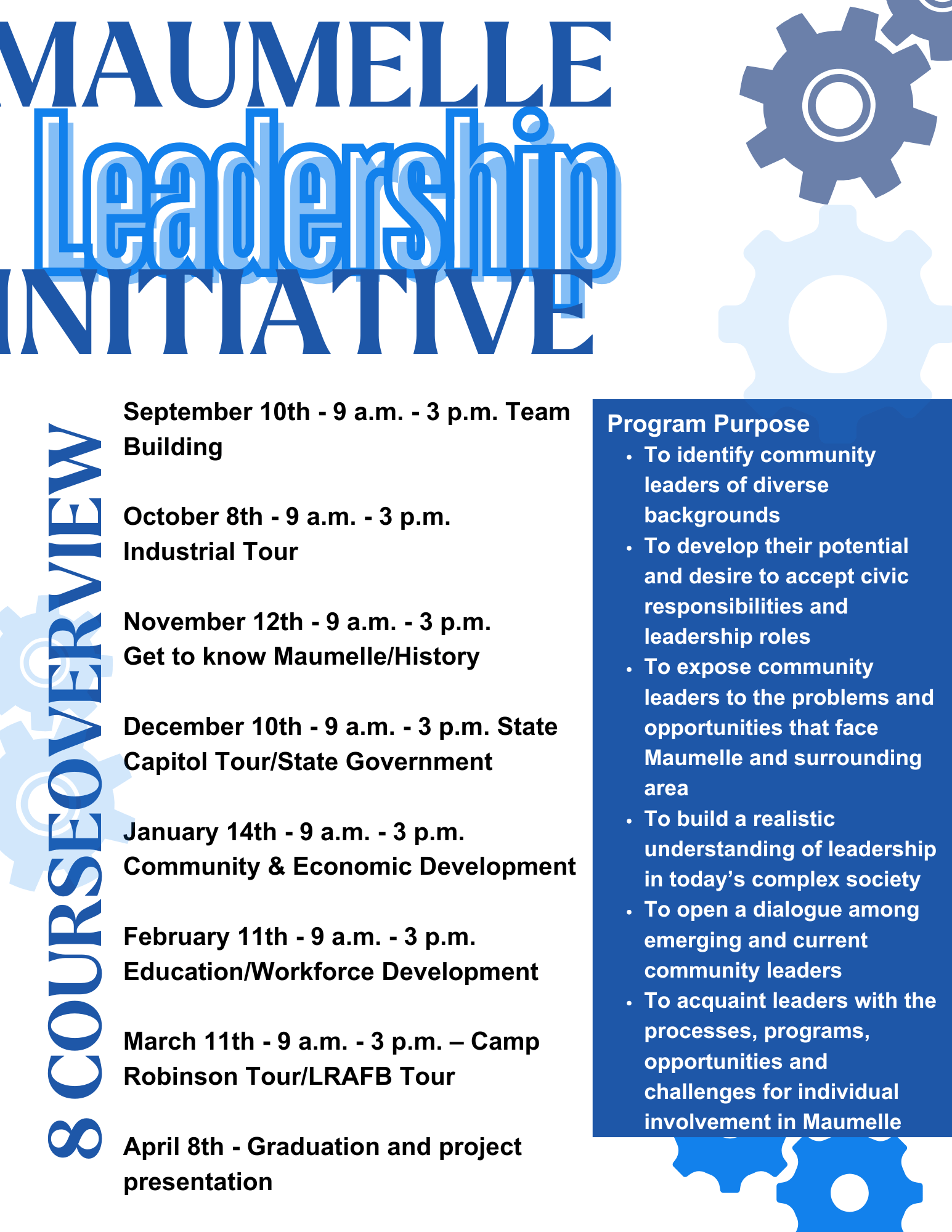 Leadership Initiative Schedule