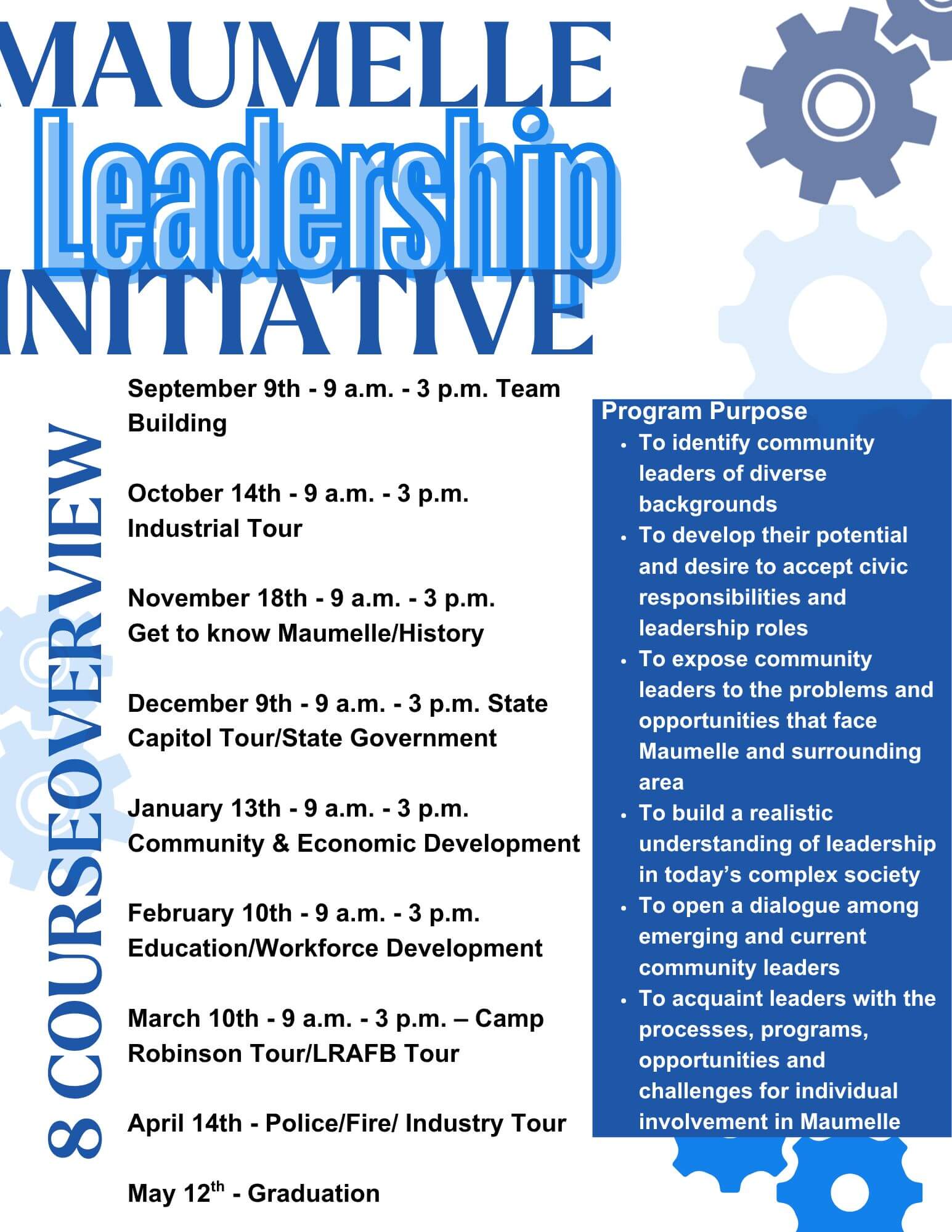 Leadership Initiative 2026.2027 schedule