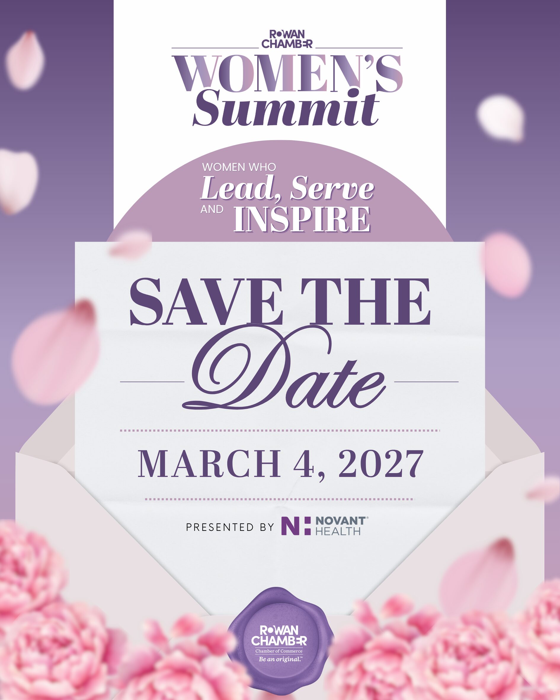 Women’s Summit save the date, March 4, 2027