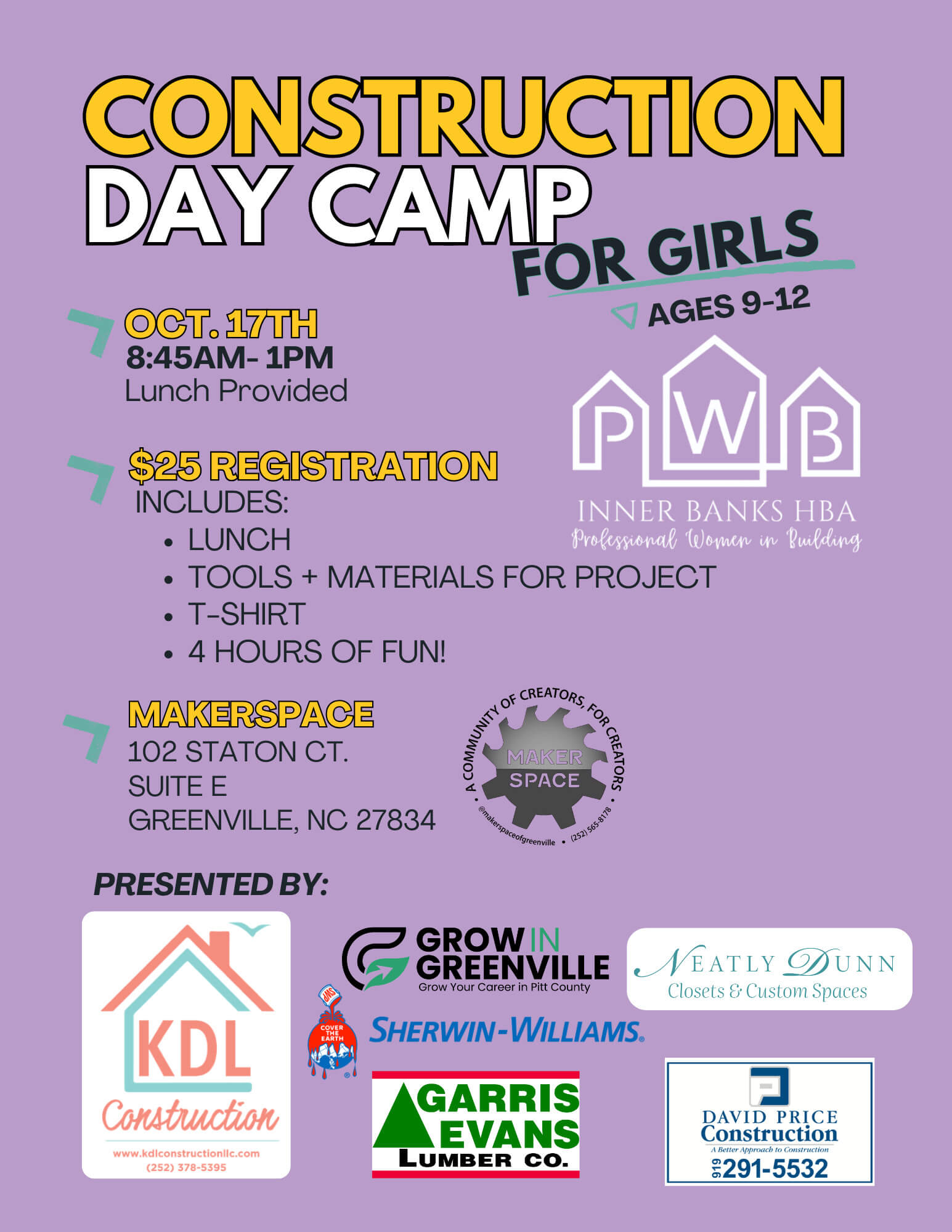 Construction Day camp