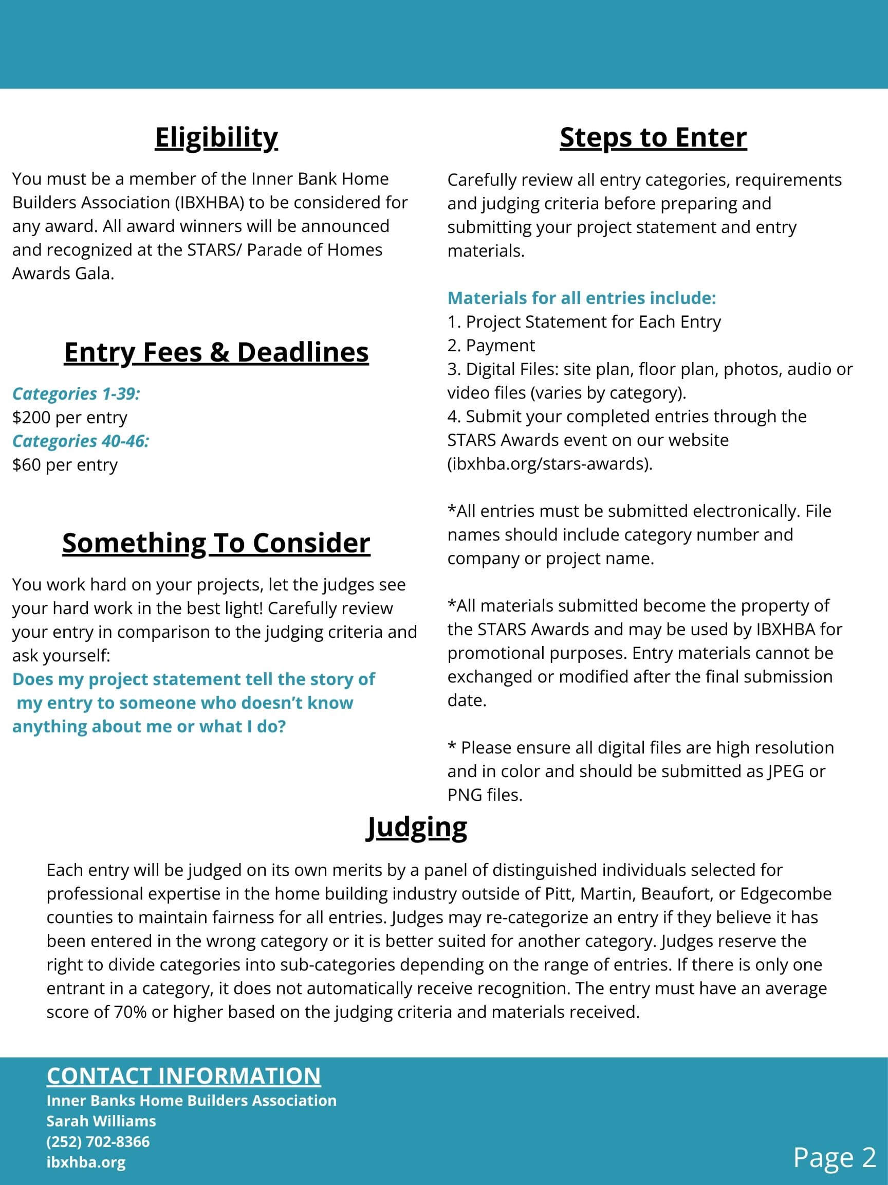 (2) 2026 Call For Entries