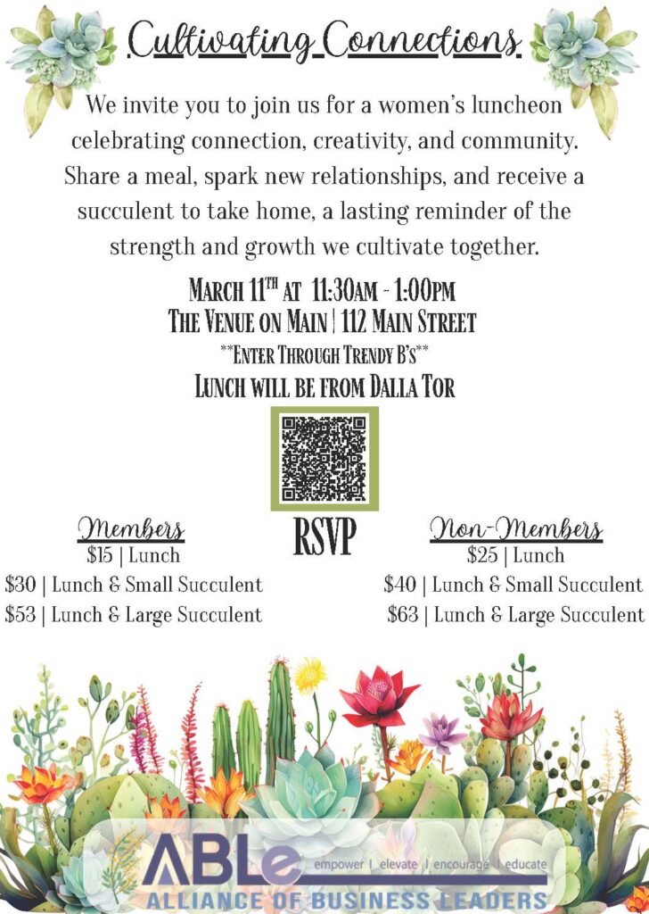 ABLe Cultivating Connections Invite