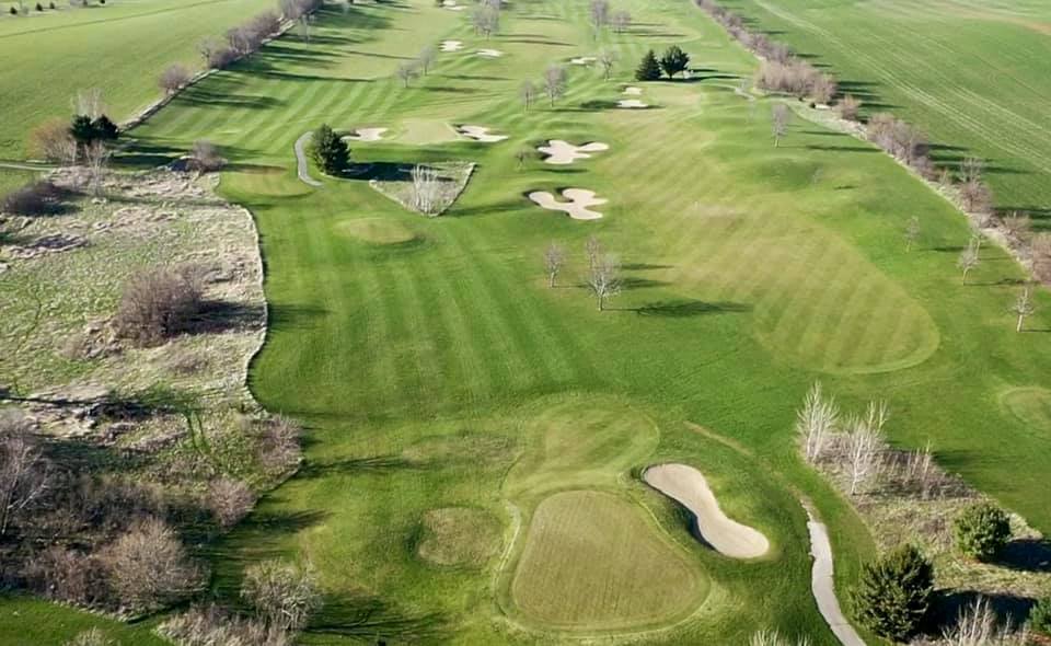 Jefferson Golf Course in Jefferson, Wisconsin overhead scene