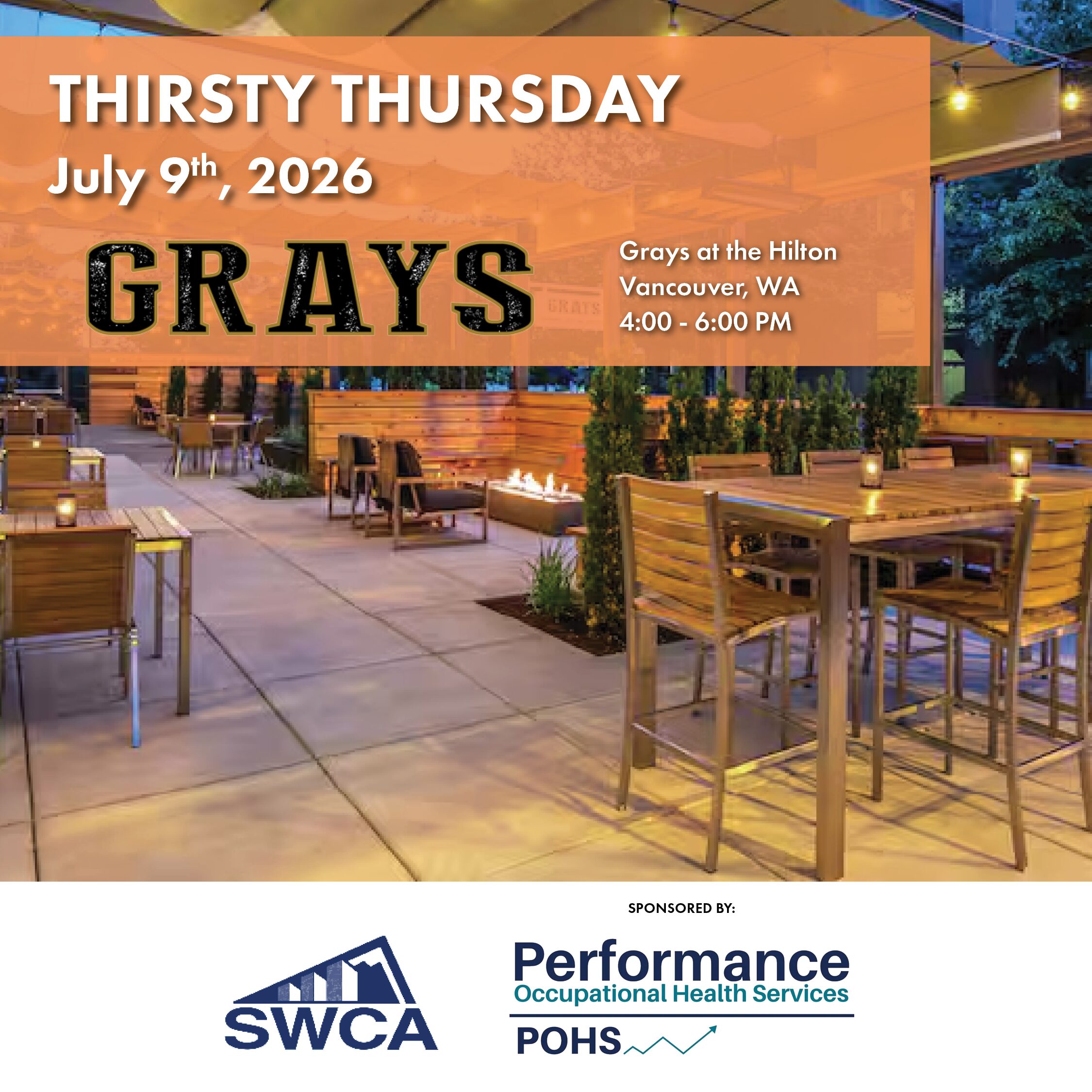 POHS - Thirsty Thursday - Social