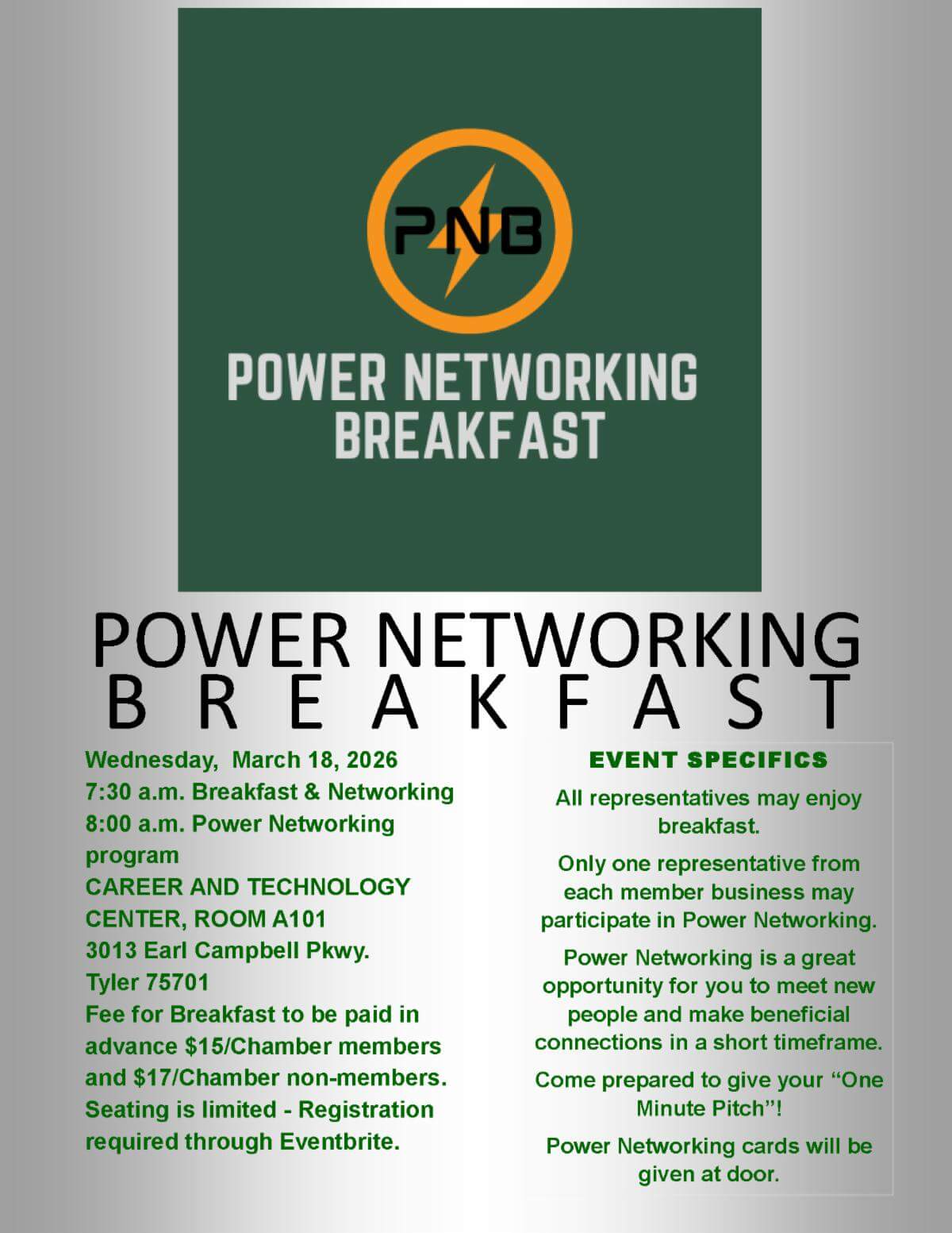 Power Networking Breakfast_260318