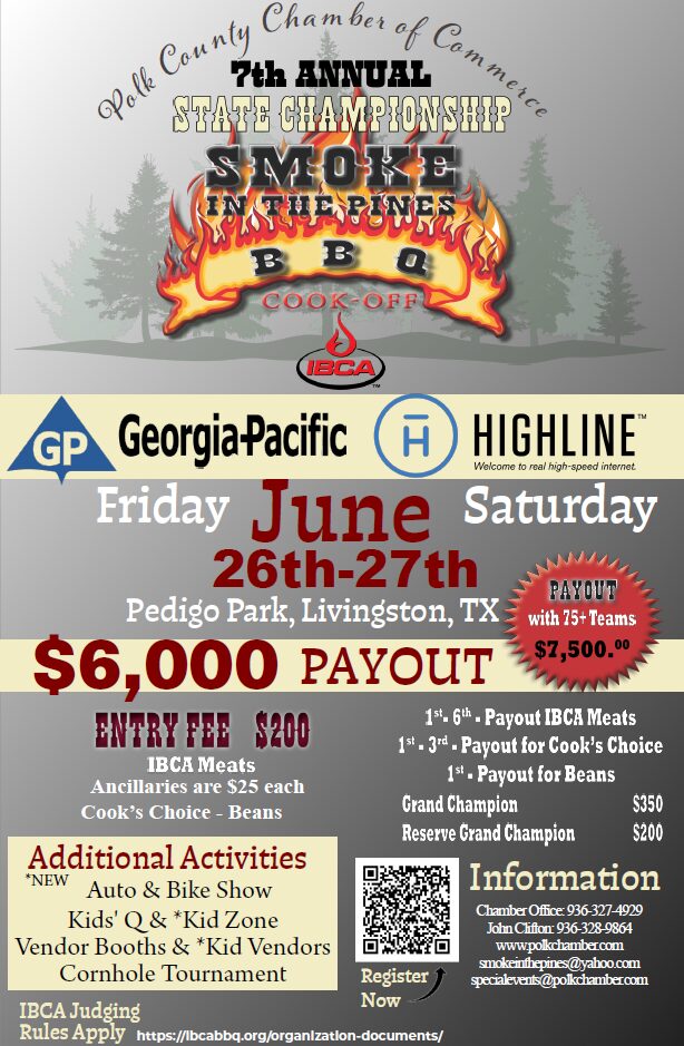 2026 Main event flyer cookoff