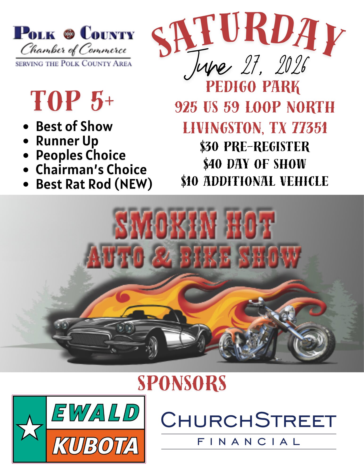 2026 Car Show Flyer