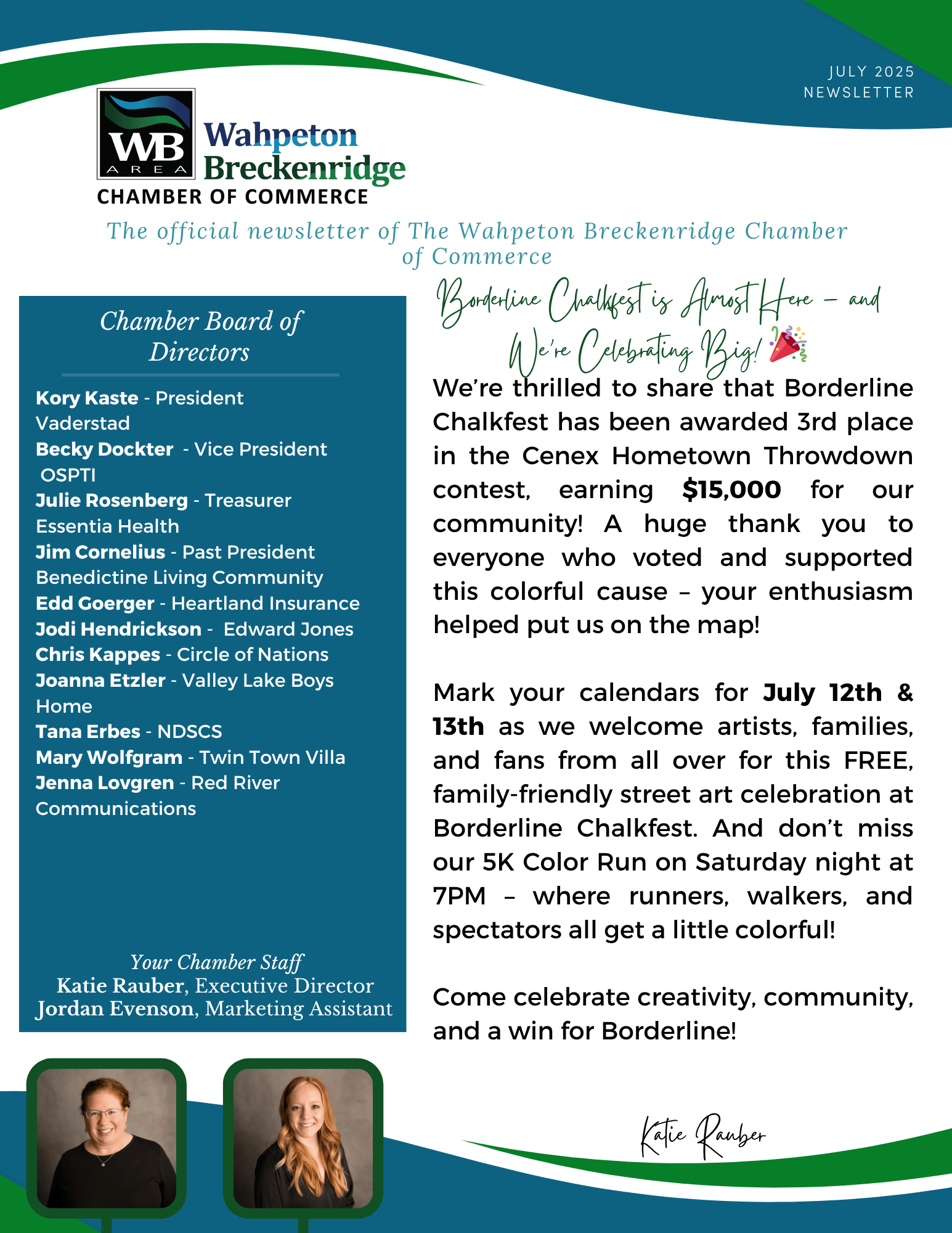 July 2025 Newsletter cover