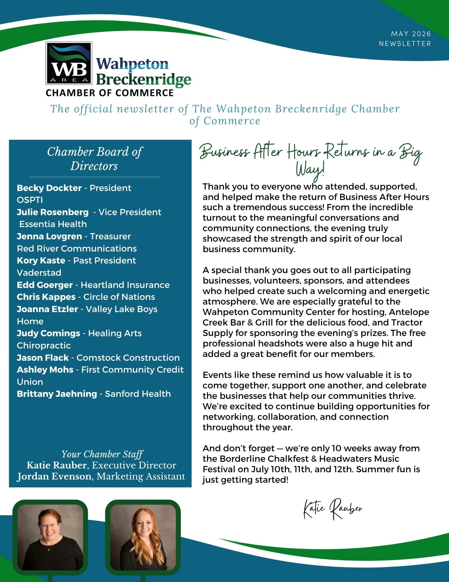 May 2026 Newsletter