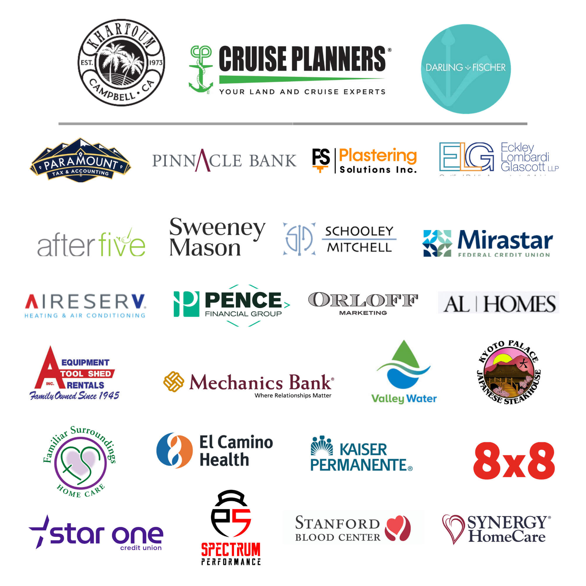 Banner of Platinum and Gold Members Jan 2026 (8 x 8 in)