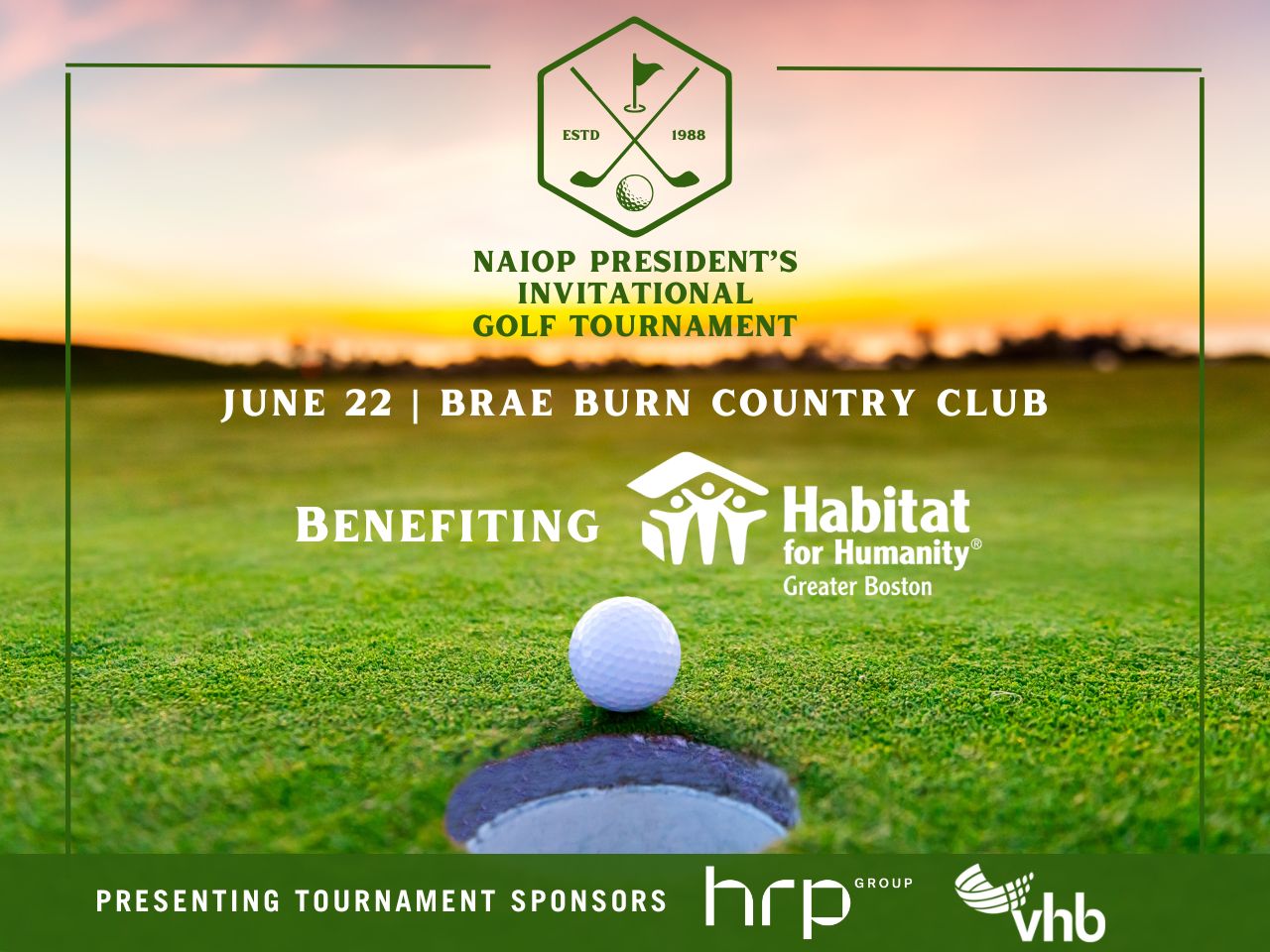 2026 Annual Golf Tournament Event Graphic
