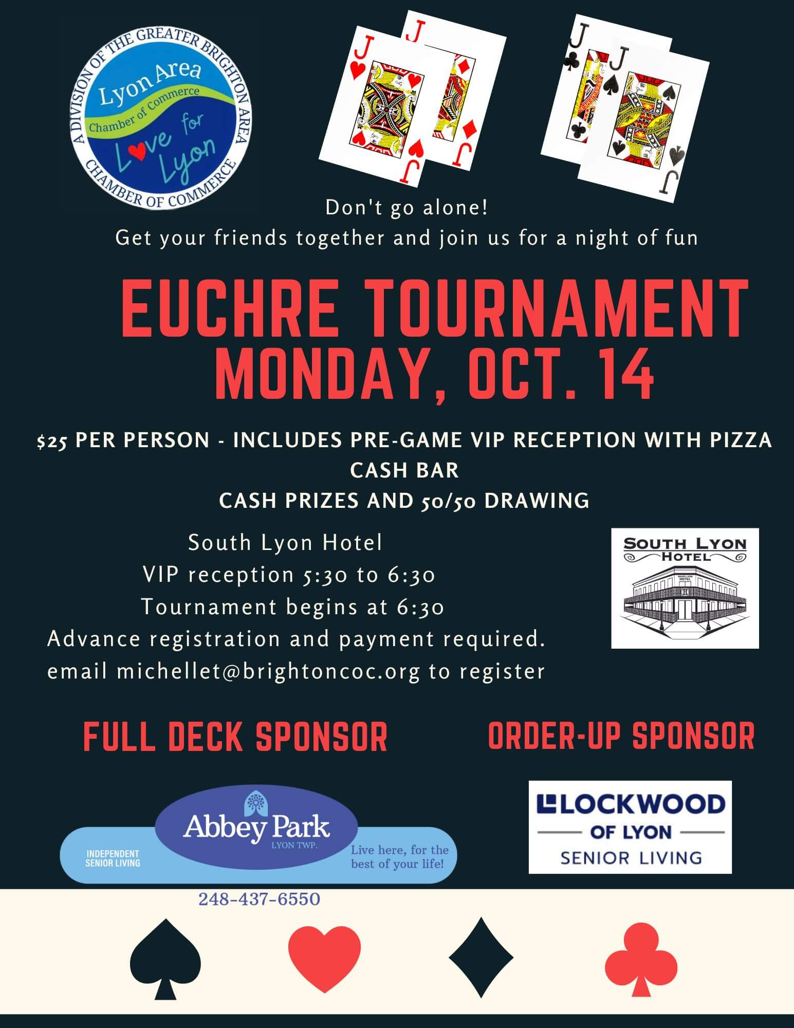 Oct. 14 Euchre