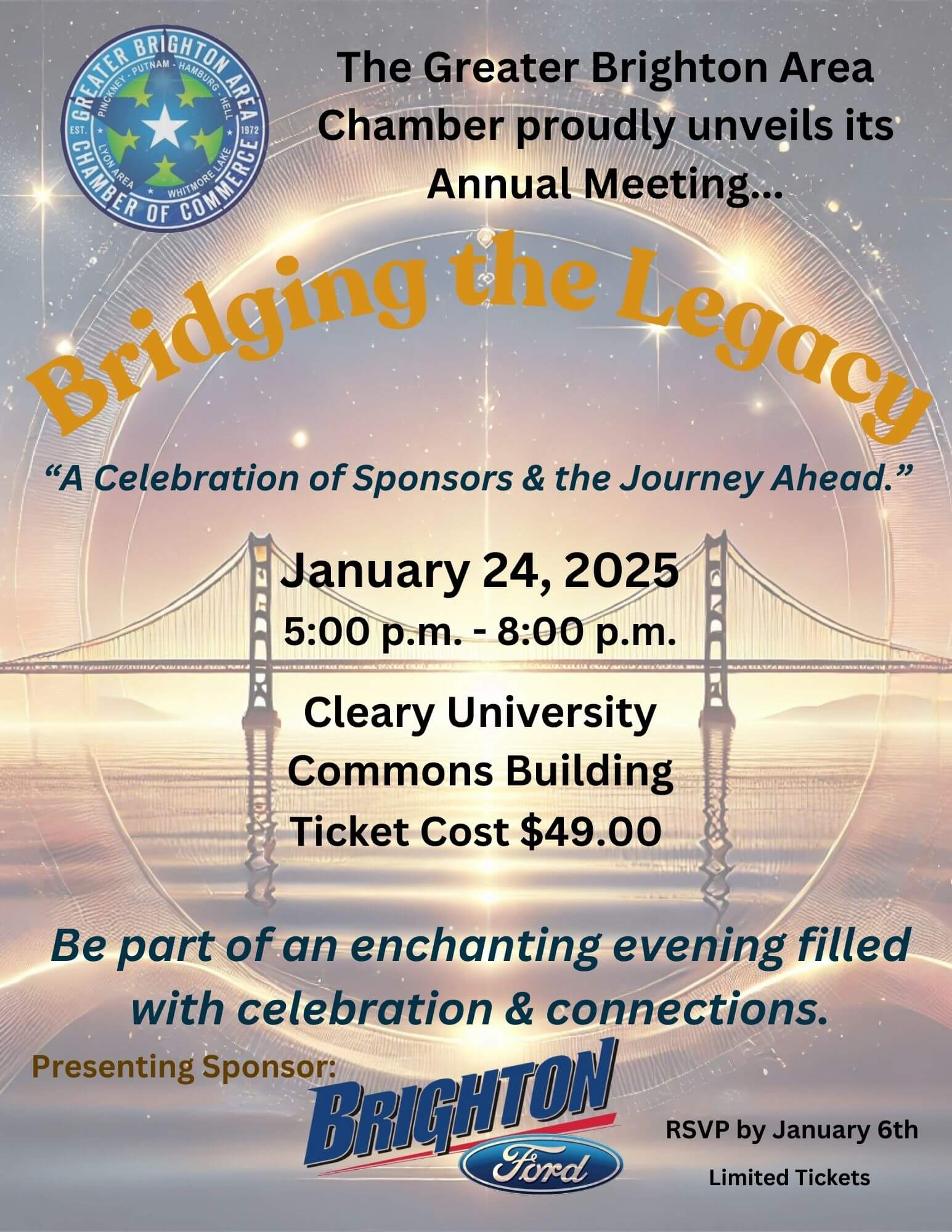 Bridging the Legacy A Celebration of Sponsors and the Journey Ahead