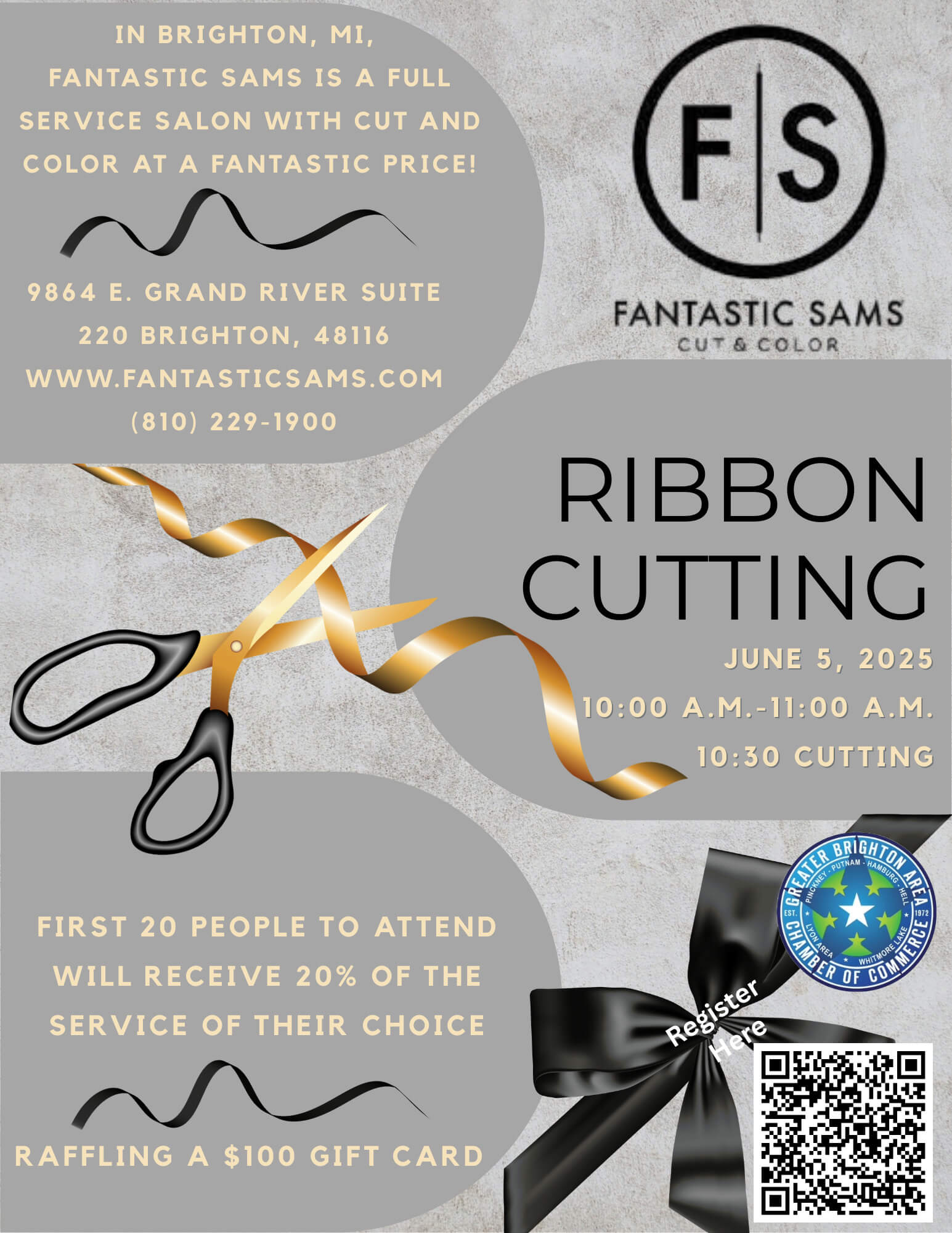Fantastic Sams Ribbon Cutting