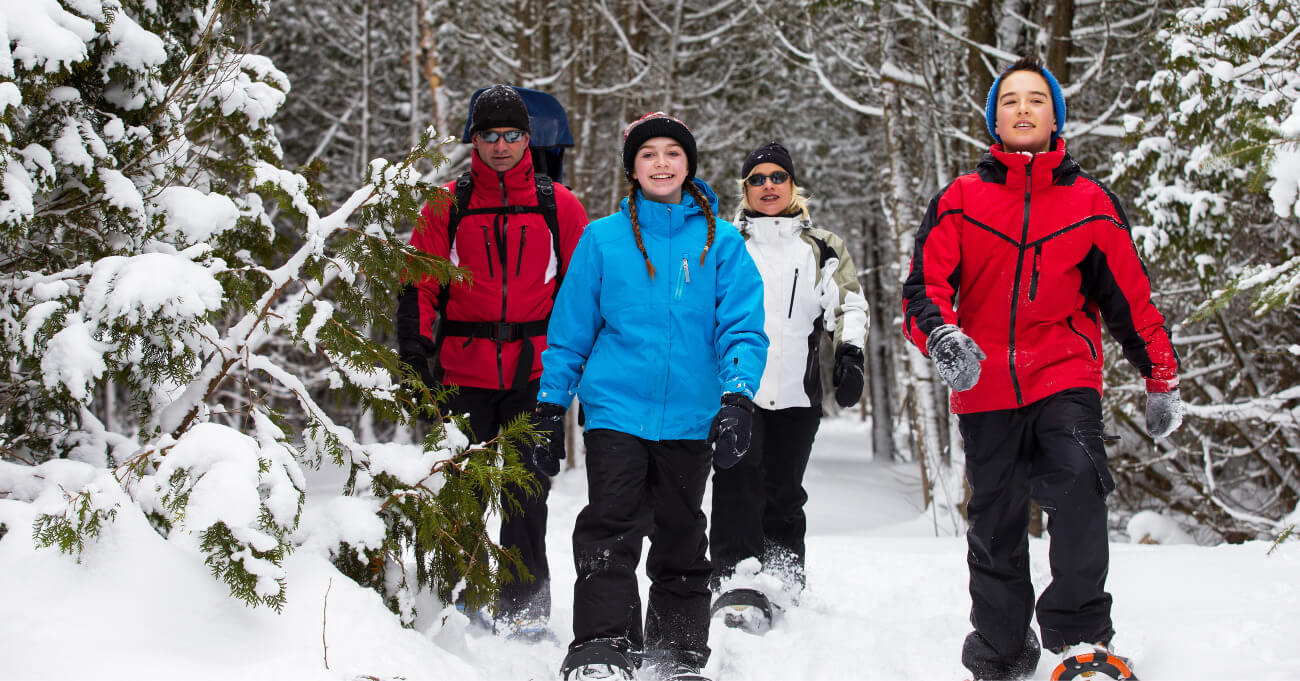 Family Snowshoeing