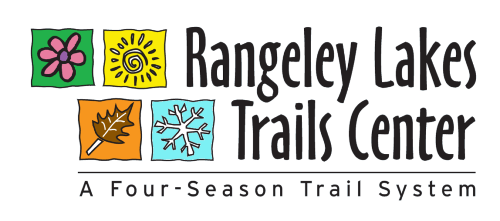 Rangeley Lakes Trail Center Logo - a four season trail system