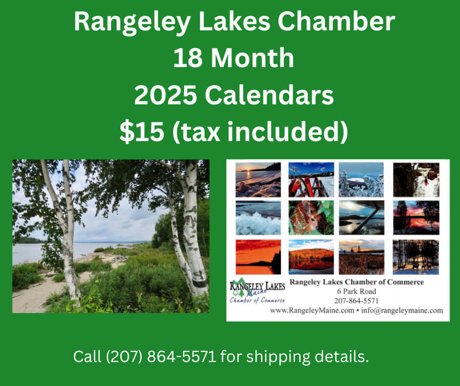 Rangeley Calendars $15 (tax included)