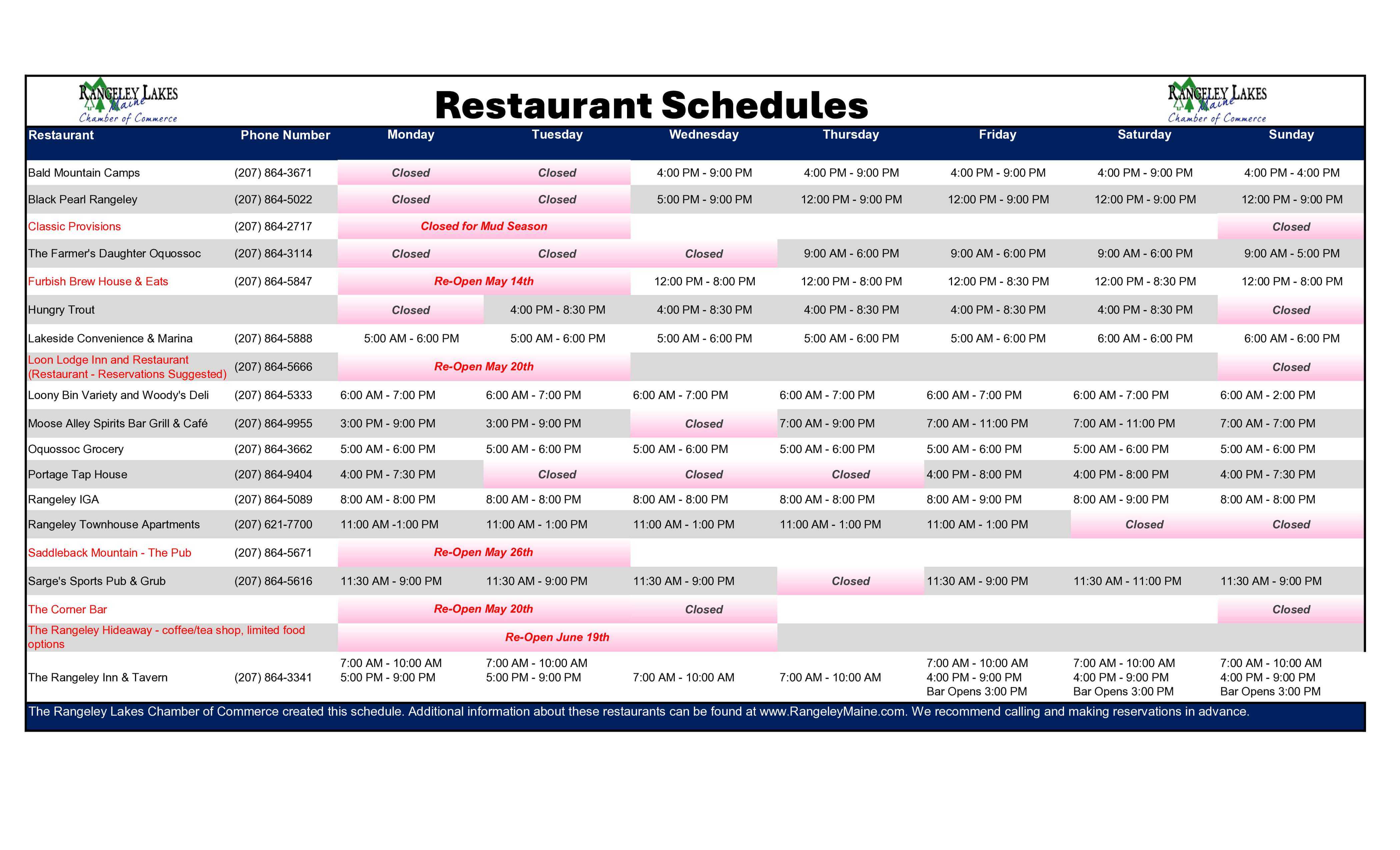 MayResturant Schedules (2)