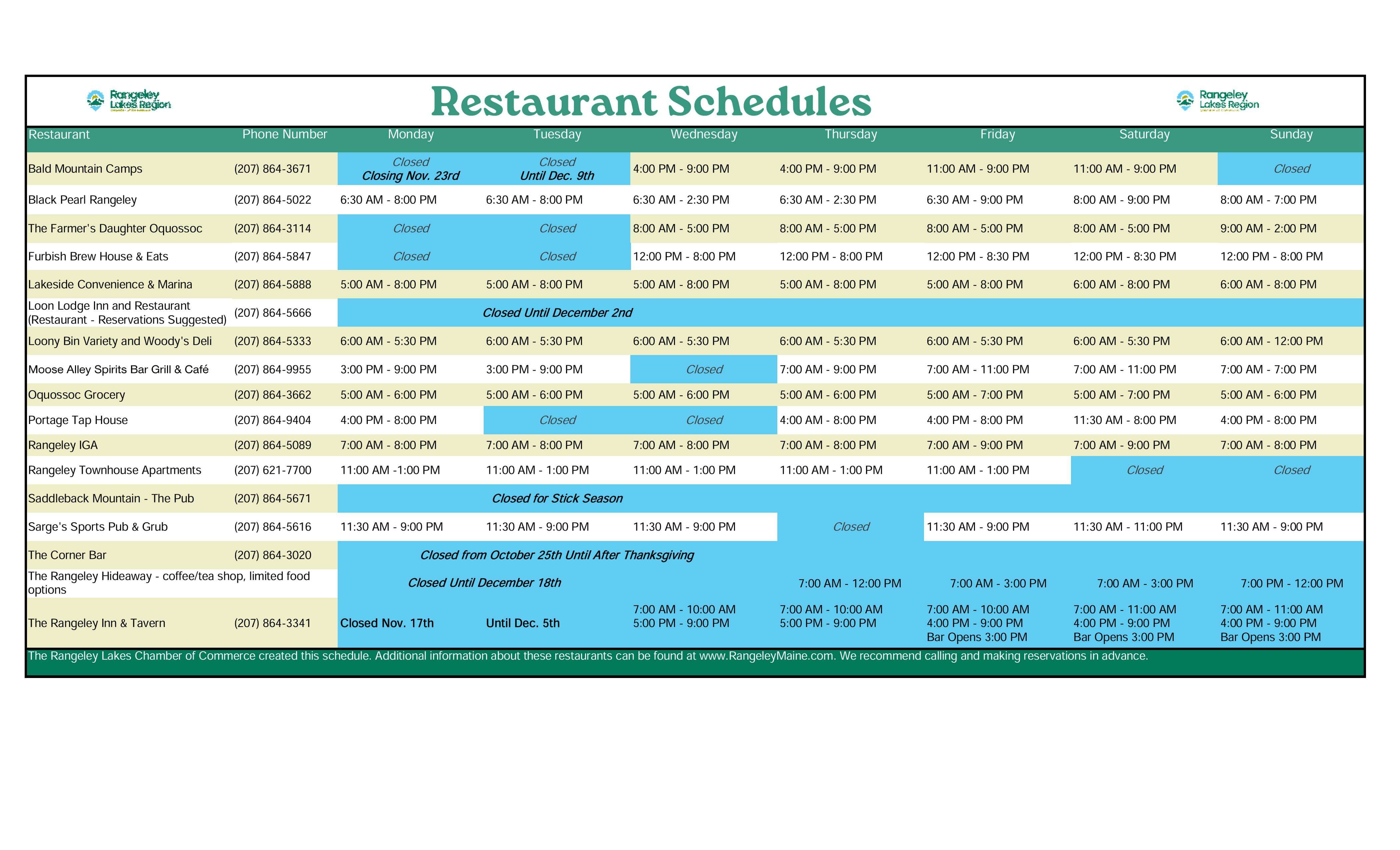 Nov.Resturant Schedules (3)