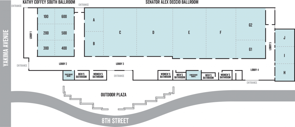 Yakima Convention Center Diagram