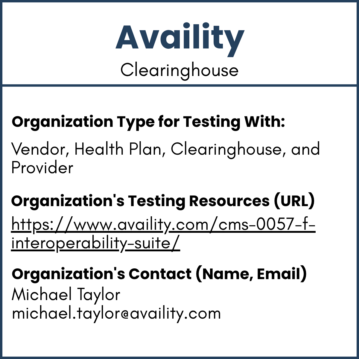 Availity