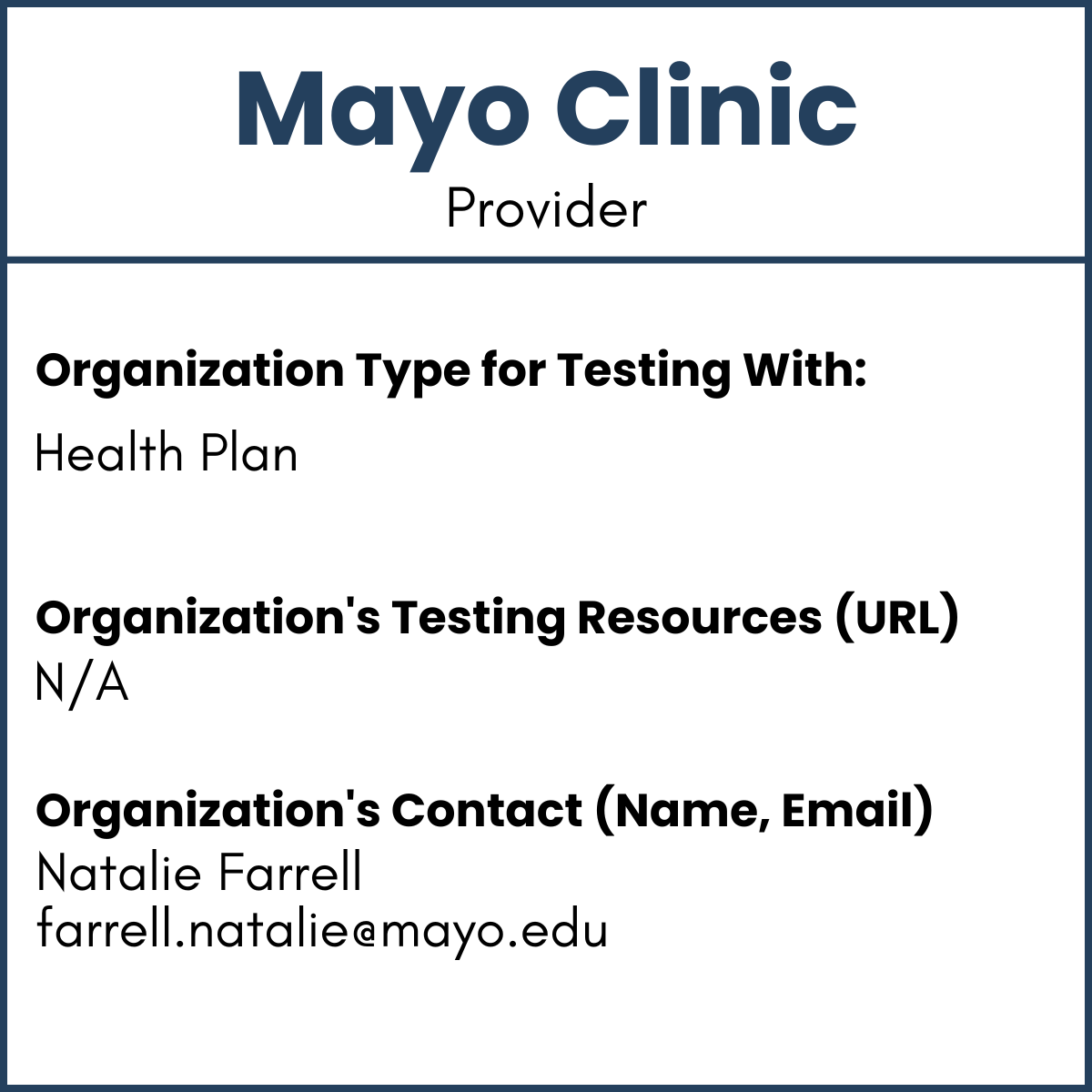 Mayo_testing