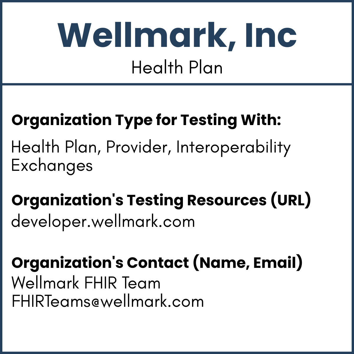Wellmark, Inc