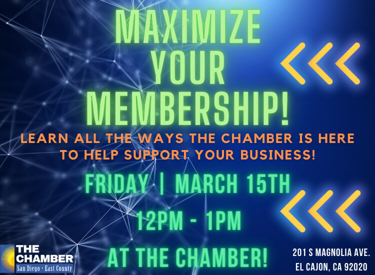 3/15 Maximize Your Membership