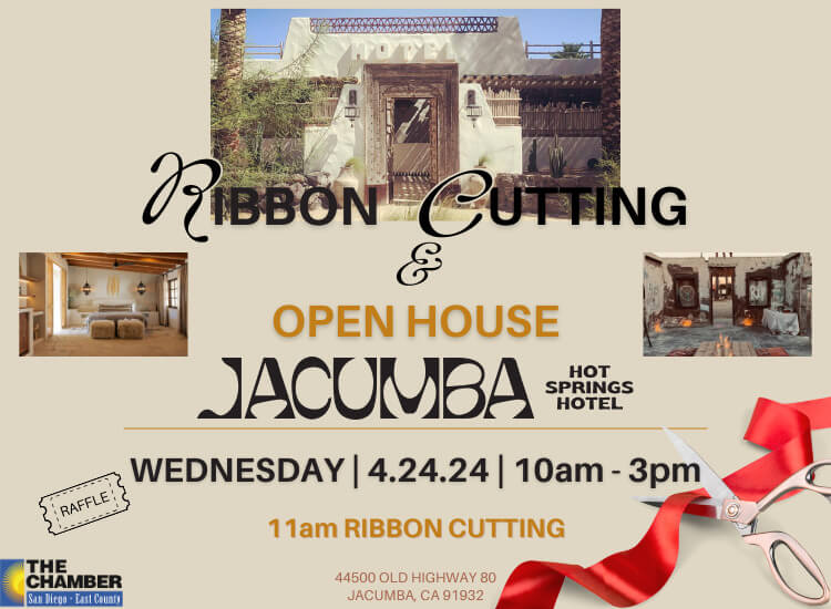 4/24 | Ribbon Cutting & Open House | Jacumba Hot Springs Hotel | 10am-3pm