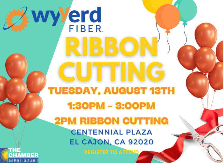 8/13 Grand Opening Ribbon Cutting WyYerd Fiber | 2p-5p | 3p Ribbon Cutting | Centennial Plaza | Register to Attend