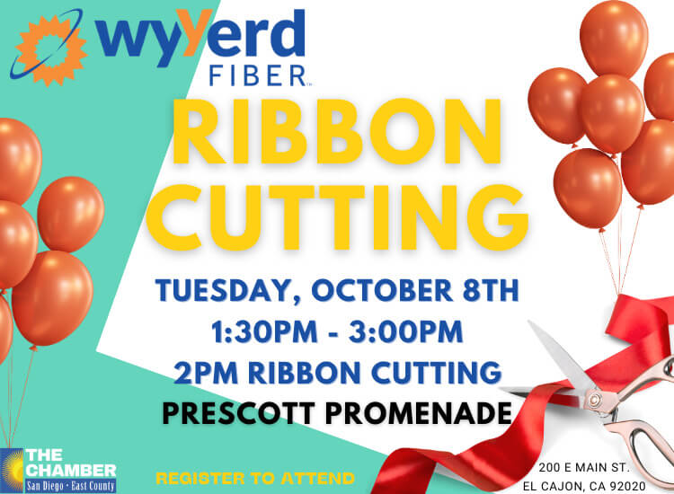 10/8 Ribbon Cutting | WyYerd Fiber | Prescott Promenade | 1:30p-3p | Register to Attend