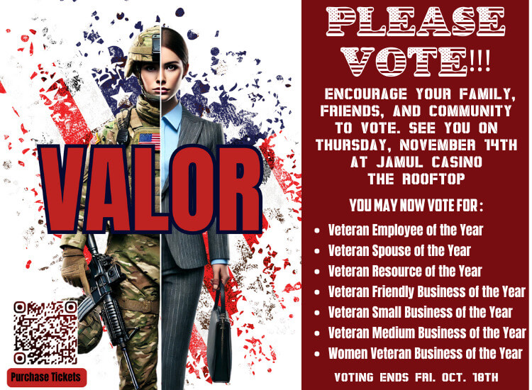 VOTE NOW for 2024 VALOR | Ends 10.18