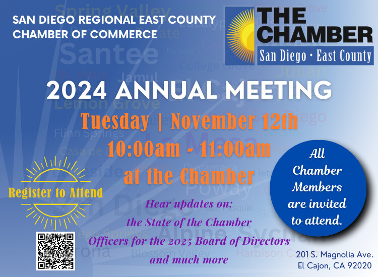 11/12 Annual Meeting | Chamber Members Only | 10a-11a | at the Chamber | Register to Attend