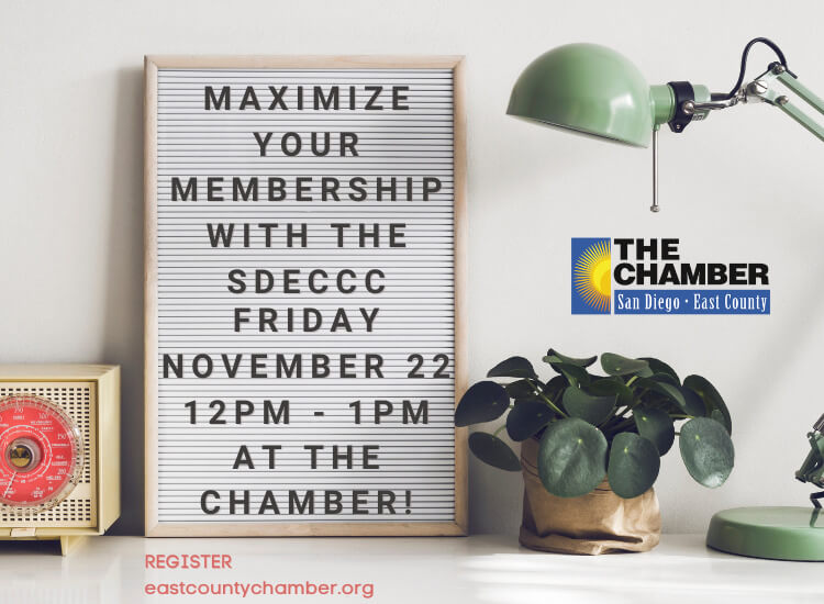 11/22 Maximize Your Membership | 12p-1p | at the Chamber | Register to Attend