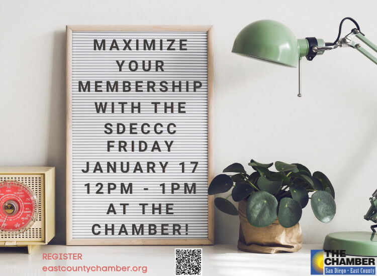 1/17 Maximize Your Membership | 12p-1p | at the Chamber! | Register to Attend