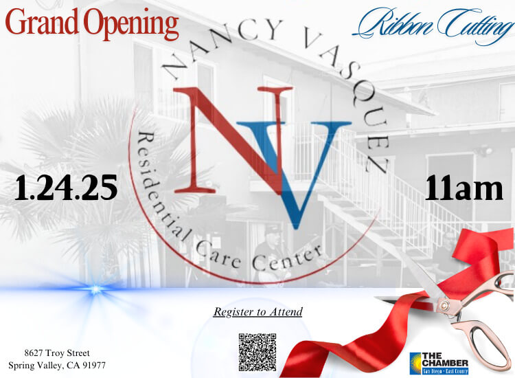 1/24 Grand Opening Ribbon Cutting | Nancy Vasquez Residential Care Center | 11am | Register to Attend